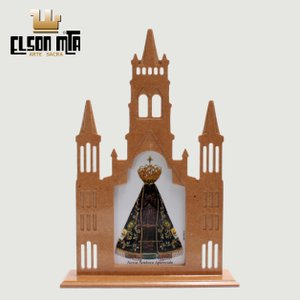 Peregrina Aparecida 26,5x18 cm MDF Acabam...