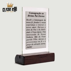 Pedestal Pai Eterno 10x6,5 cm Acabamento ...