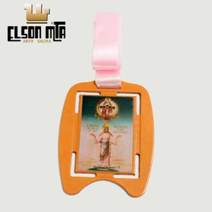 Medalha Berço Feminina Medianeira 10x7,5 ...