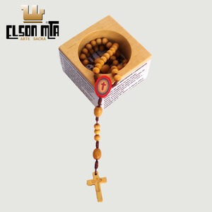 Terço com Porta-Terço 31 cm Madeira Acaba...