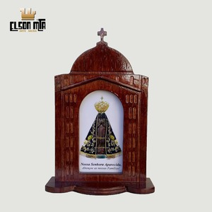 Peregrina Aparecida 20,5x13,5 cm Madeira ...