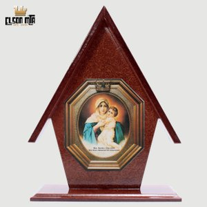 Capela Mãe Rainha 24x19 cm MDF Acabamento...