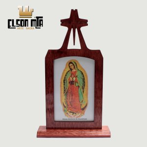 Santuário Guadalupe com Vidros 38x22 cm M...