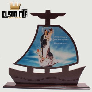 Barco Navegantes 23x25 cm MDF Acabamento ...