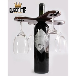 Porta Taças Vinho 26x6 cm MDF